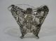19thc Antique German.  800 Silver Repousse Cherub Bowl W/ Glass Liner Nr Germany photo 5