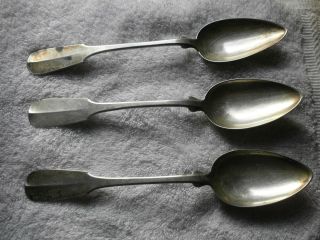 3 German 800 Silver Spoons (144 Grams) photo