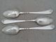 3 Rare Hester Bateman Set 1780 George Iii Old English Silver Tablespoons 201g Other photo 1