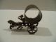 Antique Silver/silverplate Figural Napkin Ring/holder Horse Cart Meriden 214 Napkin Rings & Clips photo 3