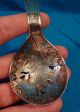 English Sterling Silver Pierced Caddy Spoon Birmingham 1802 Other photo 2