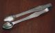 Bright Cut Tongs George Iii 1790 ' Robert Evans ? Sterling Other photo 5