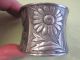 2 Victorian Silverplated Napkin Ring Holders Raised & Etched Flowers Napkin Rings & Clips photo 2