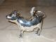 Vintage Tiffany And Co Sterling Silver Cow Creamer Made In England Creamers & Sugar Bowls photo 2