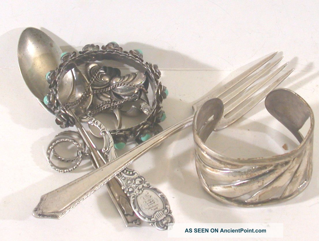 Sterling Silver Good And Scrap 241.  7 Gram Mixed Lot Dinnerware Jewlery Mixed Lots photo