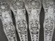 7 Silver William Iv Victoria Queens Dessert Spoons 461g Other photo 3