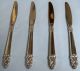 4 King Frederik Dinner Knives - Elegant/well Made 1969 Rogers - Clean & Table Ready International/1847 Rogers photo 1