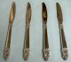 4 King Frederik Dinner Knives - Elegant/well Made 1969 Rogers - Clean & Table Ready International/1847 Rogers photo 2