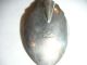 Silver Jam Spoon With Green Stone Handle With New Zealand Engraved To Bowl 1925 Other photo 1