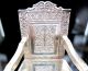 Miniature Solid Silver Chair By S J Rose & Sons.  Hallmarked Birmingham.  Mint Miniatures photo 8