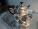 Vintage English Sterling Silver Tea Set 5) Pieces With Hallmark Tea/Coffee Pots & Sets photo 1