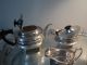 Vintage English Sterling Silver Tea Set 5) Pieces With Hallmark Tea/Coffee Pots & Sets photo 4