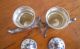 Sterling Silver Horn Shaped Salt & Pepper Shakers - Theodor Olsen Norway - N/r Salt & Pepper Shakers photo 6