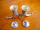 Sterling Silver Horn Shaped Salt & Pepper Shakers - Theodor Olsen Norway - N/r Salt & Pepper Shakers photo 7