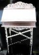Miniature Solid Silver Desk By H Hooijkaas.  A+ Condn.  Part Of V Rare Collection Miniatures photo 2