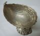 Scarce German Silver Compote Open Salt Cellar Dish Dolphin & Shell 1900 Other photo 6