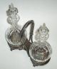 Victorian Meriden Britannia Silverplate Liqueur Decanter Set Benedictine Chartre Bottles, Decanters & Flasks photo 4