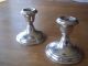 Pair Of Antique Vintage Sterling Silver Gorham Candle Stick Holders Candlesticks & Candelabra photo 5