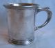 Vintage (19th C.  ?) J.  E.  Caldwell Phila.  80 Gm 2 ¾”x3” H.  Mug “sterling Rd 90” Cups & Goblets photo 1