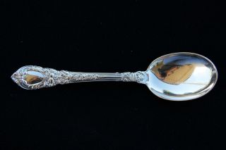 Vintage Lunt Sterling Silver 1934 Charles Ii Sugar Nut Spoon Antique Value $80 photo