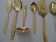 American Golden Heritage Flatware Set Consisting Of 44 Pcs.  Gold Plated Other photo 1
