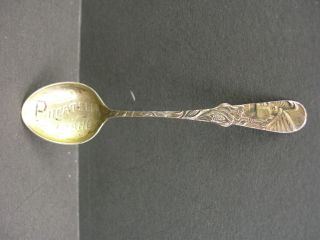 Antique Sterling Silver.  925 Pocatello Idaho Tiny Spoon photo