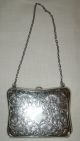 Antique Sterling Silver Dance Card Coin Opera Purse Card Cases photo 1