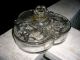 Art Deco Sterling Silver Overlay Candy Dish. . .  Signed. . . Bowls photo 4