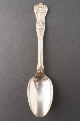 Tiffany & Co.  English King Sterling Silver 7” Oval Soup Or Dessert Spoon photo