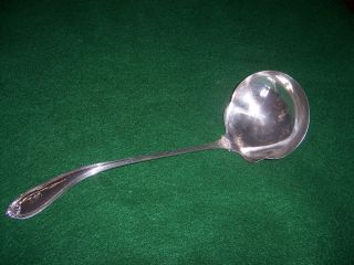 A Heavy Sterling Ladle By International Silver In The Margaret Pattern photo