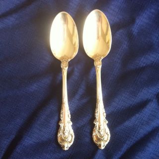Sterling Silver Wallace Tea Spoons Sir Christopher photo