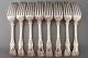 Tiffany & Co.  English King Sterling Silver 7 1/2” Fork,  Set Of Eight Forks Tiffany photo 1