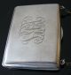 Antique Sterling Silver Purse Card Case Card Cases photo 1