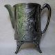 Antique 1890s Aurora Silver Japanese Aesthetic Pitcher Victorian Gothic Pitchers & Jugs photo 1