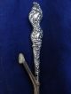 Antique Gorham Sterling Silver Hair Curler - Art Nouveau - Mop Button Other photo 2