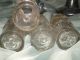 Meriden Antique Silver Plate Condiment Server Caddy Cut Glass Victorian Bottles, Decanters & Flasks photo 7
