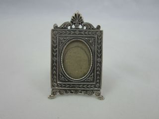 Vintage Miniature Sterling Picture Frame photo