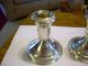 Set Of Amc Weighted Sterling Silver Candle Holders Candlesticks & Candelabra photo 1