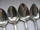Set Of 6 George Iv Solid Silver Spoons Hallmarked London 1824 By John Hawkins Other photo 1