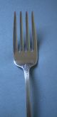 Wallace Sterling Rose Point Sterling Silver Solid Cold Meat Serving Fork Wallace photo 2