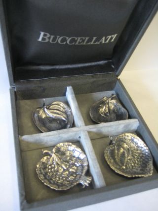 Gianmaria Buccellati Sterling Silver Set Of 4 Miniatures photo
