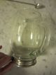 Silver Base Crystal Bar Pitcher With Sterling Silver Heart Swizzle Wallace Other photo 2