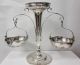 1915 English Silverplate J.  B.  Chatterly Commemorative Epergne Trophy & Bowl Bowls photo 1