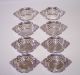 Birks Sterling Silver 8 Nut Dishes Pierced Pompadour Gorham Cromwell Bowls photo 3
