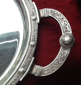 Elkington Cardinal Silver Plate Tray With Chinese Style Motif (tea Set Listed) photo