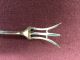 Antique Sterling Silver Lemon Fork By Ssmc/saart Brothers - Pierced Handle Other photo 2