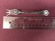 Antique Sterling Silver Lemon Fork By Ssmc/saart Brothers - Pierced Handle Other photo 4