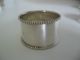 Birks Sterling Napkin Ring.  Beaded Ring With No Monogram. Napkin Rings & Clips photo 2