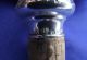 Antique (1898) Silver /cork / Bottle Stopper.  With A Deer Decoration On The Top Other photo 1