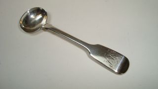 Georgian Sterling Silver Mustard Spoon - London - 1830 photo